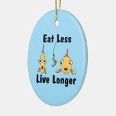Minder eten keramisch ornament (Links)