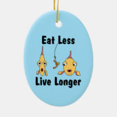 Minder eten keramisch ornament (Achterkant)