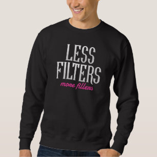 Minder Filters Meer Vullers Lip Vullers Verpleegst Trui
