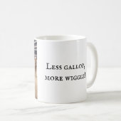 Minder galop, meer wiebelen! Corgi wint de derby Koffiemok (Voorkant rechts)