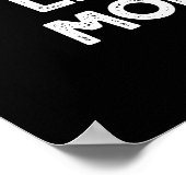 Minder geisers meer toeters grappige aardappel pun poster (Hoek)