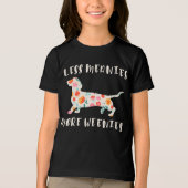 Minder gemene mensen, meer weien Tri-Blend shirt (Voorkant)