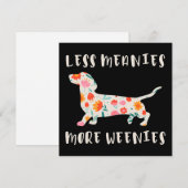 Minder gemene mensen, meer weinies kaart (Voorkant / Achterkant)