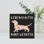 Minder gemene mensen, meer weinies kaart (Staand voorkant)