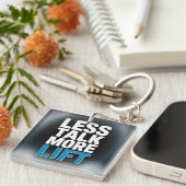 Minder gepraat, meer actie sleutelhanger (Voorkant Rechts)