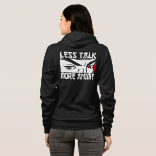 Minder gepraat, meer anime - Grappige anime Hoodie