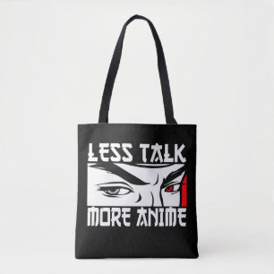 Minder gepraat, meer anime - Grappige anime Tote Bag