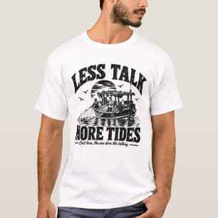 Minder gepraat, meer getijden Black Ink T-shirt