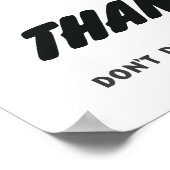 Minder gevaarlijk dan onzorgvuldige praatjes poster (Hoek)