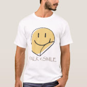 Minder glimlachen t-shirt (Voorkant)