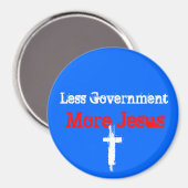 Minder Gov't_Meer Jesus_Car magneet (Voorkant / Achterkant)