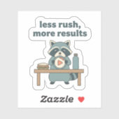 Minder Haast, Meer Resultaten Sticker – Motiverend (Vel)