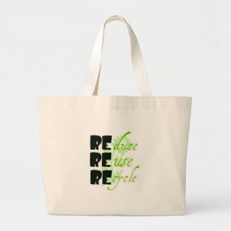 minder hergebruik recyclen grote tote bag