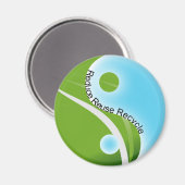 minder hergebruik recyclen magneet (Voorkant / Achterkant)