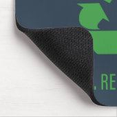 minder hergebruik recyclen muismat (Hoek)