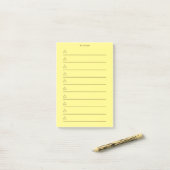 Minder is meer | Focus | Pooh-Beer en honing Post-it® Notes (Op bureau)