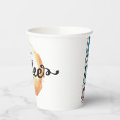 Minder is meer & maar eerste koffie papieren bekers (Links)