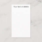 Minder je reageert op negatieve mensen zonsonderga visitekaartje (Achterkant)