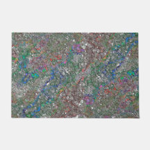 Minder kleurenstukken die niet echt bestaan