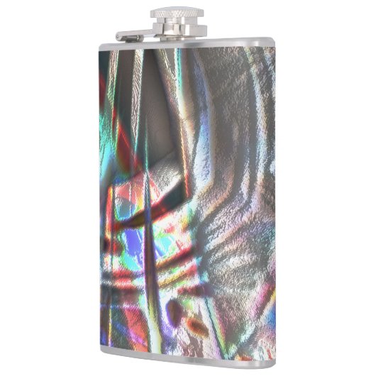 Minder kleurrijke beroertes in bijtend graan heupfles (Links)