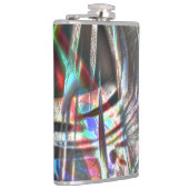 Minder kleurrijke beroertes in bijtend graan heupfles (Rechts)