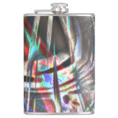 Minder kleurrijke beroertes in bijtend graan heupfles (Voorkant)