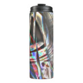 Minder kleurrijke beroertes in bijtend graan thermosbeker (Voorkant)