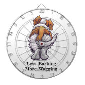 Minder knallen, meer waggen dartbord (Voorkant)