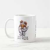 Minder knallen, meer waggen koffiemok (Links)