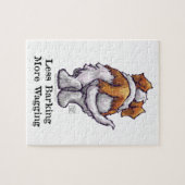 Minder knallen, meer waggen legpuzzel (Horizontaal)