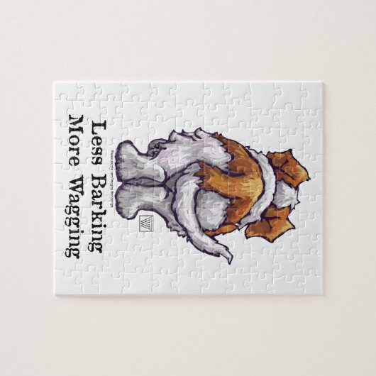 Minder knallen, meer waggen legpuzzel (Horizontaal)