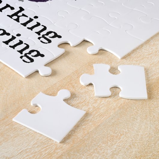 Minder knallen, meer waggen legpuzzel (Zijkant)