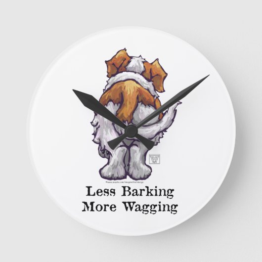 Minder knallen, meer waggen ronde klok (Voorkant)