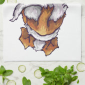 Minder knallen, meer waggen theedoek (Gevouwen)