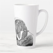 Minder krabby heeft koffie nodig Ecuadorian Hermit Latte Mok (Rechts)