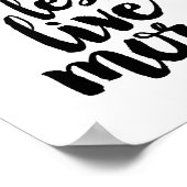 Minder leven meer poster (Hoek)