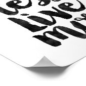 Minder leven meer poster (Hoek)