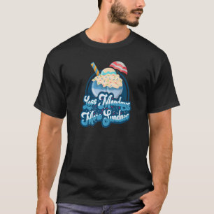 Minder maanden meer zondag van zondag van zondag v t-shirt