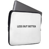 Minder Maar Beter Minimalistische Professional Laptop Sleeve (Voorkant Rechts)