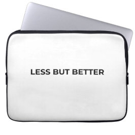 Minder Maar Beter Minimalistische Professional  Laptop Sleeve