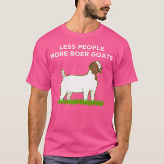 Minder mensen hebben een geitenhouder t-shirt