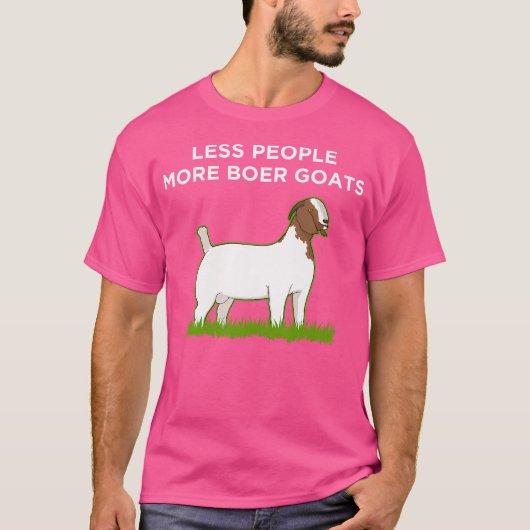 Minder mensen hebben een geitenhouder t-shirt (Voorkant)