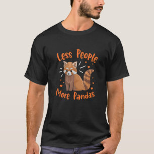 Minder mensen kiezen meer voor een rode Panda T-shirt