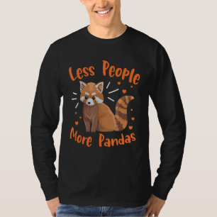 Minder mensen kiezen meer voor een rode Panda T-shirt