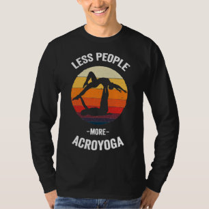 Minder mensen Meer Acroyoga Acro Yoga T-shirt