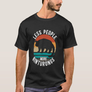 Minder Mensen Meer Binturongs Dierentuin Civetkat T-shirt