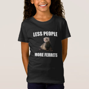 Minder mensen meer frettengeld t-shirt