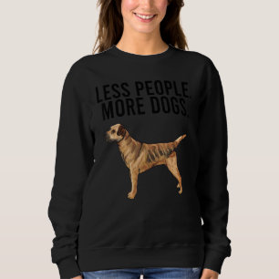Minder Mensen Meer Honden Border Terrier Introvert Trui