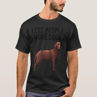 Minder Mensen Meer Honden Bruine Labrador Retrieve T-shirt