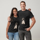 Minder mensen meer honden Lhasa Apsos Introvert T-shirt (Unisex)